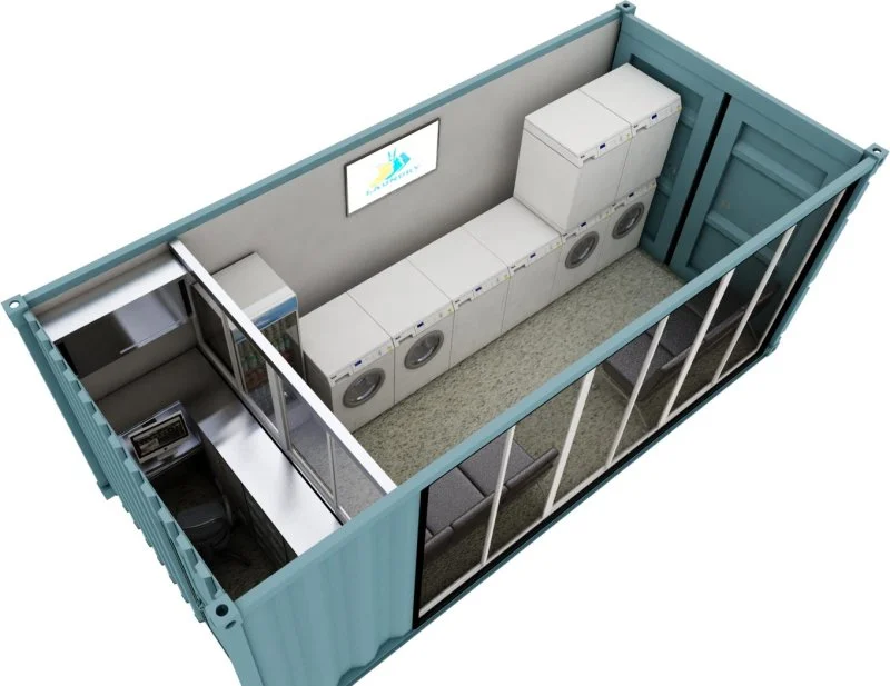 Sheffield Fabrications 20FT Containerized Laundromat - view 2