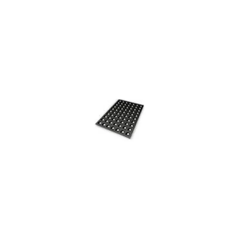 Silikomatt 70mini-heart black silicone mould