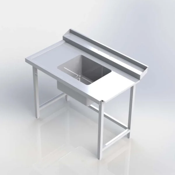 Sheffield Fabrications Pre Rinse Single Bowl Sink SSBPR1507R