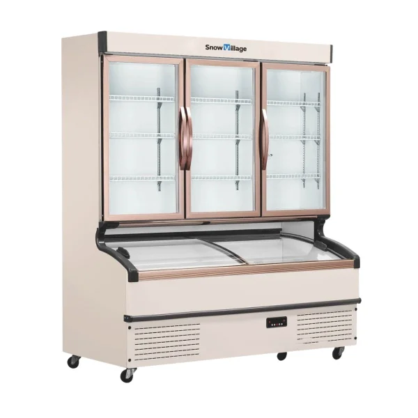 SV-Blueline Triple Multifunctional Chiller And Freezer Display