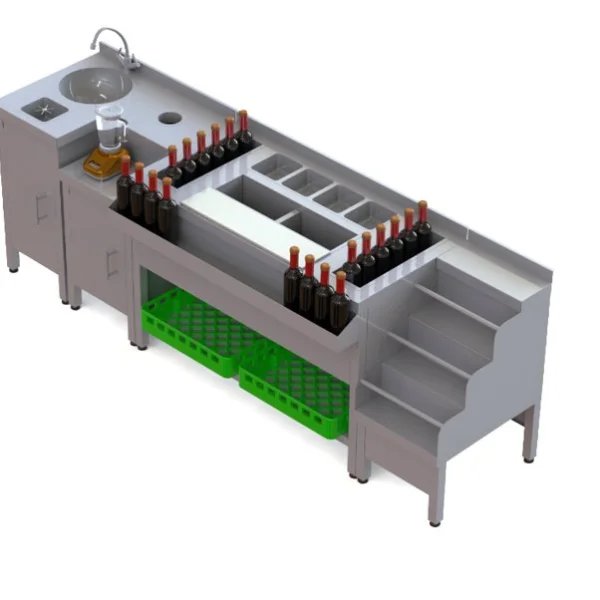 Sheffield Fabrications Modular Stainless Steel Mocktail & Cocktail Unit