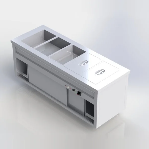 Sheffield Fabrications Bain Marie With Neutral Cupboard BMN2007-5