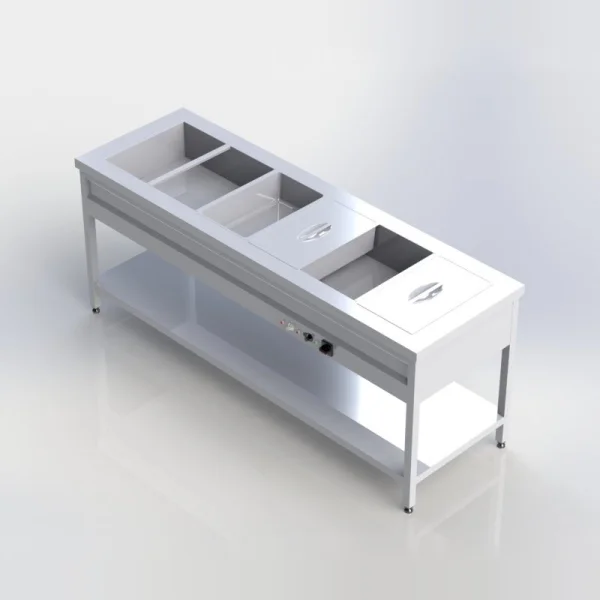 Sheffield Fabrications Bain Marie With Undershelf BMU2307-6