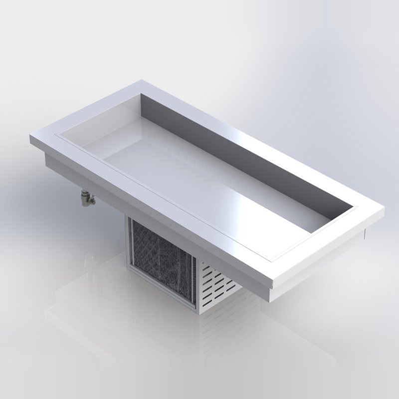 Sheffield Fabrications Salad Well Drop IN 1500MM