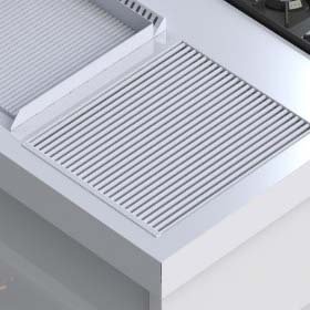 Sheffield Fabrications Lava Stone Grill For Combined Cooker Grooved LSG-375T