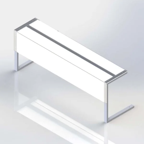 Sheffield Fabrications Square Sneeze Guard SGC195