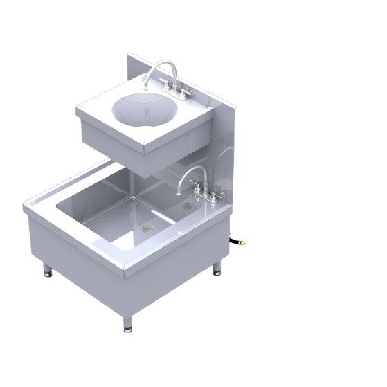 Sheffield Fabrications Stainless Steel Janitor Sink