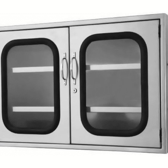 Sheffield Fabrications Stainless Steel Mortuary Instrument Cabinet