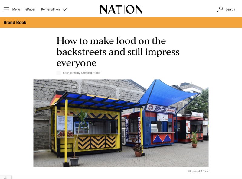 How to make food on the backstreets and still impress everyone